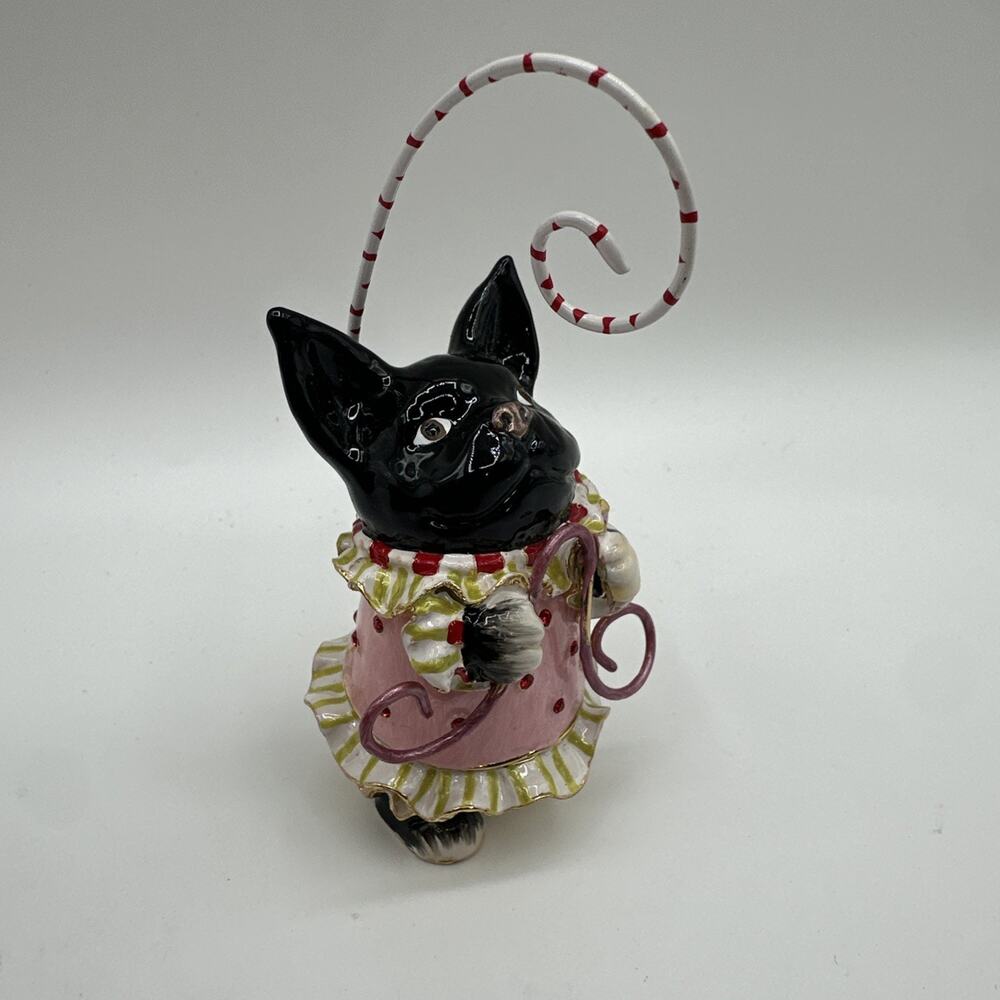 Dept 56 Krinkles Patience Brewster Bulldog Girl Jeweled Trinket Box w Box
